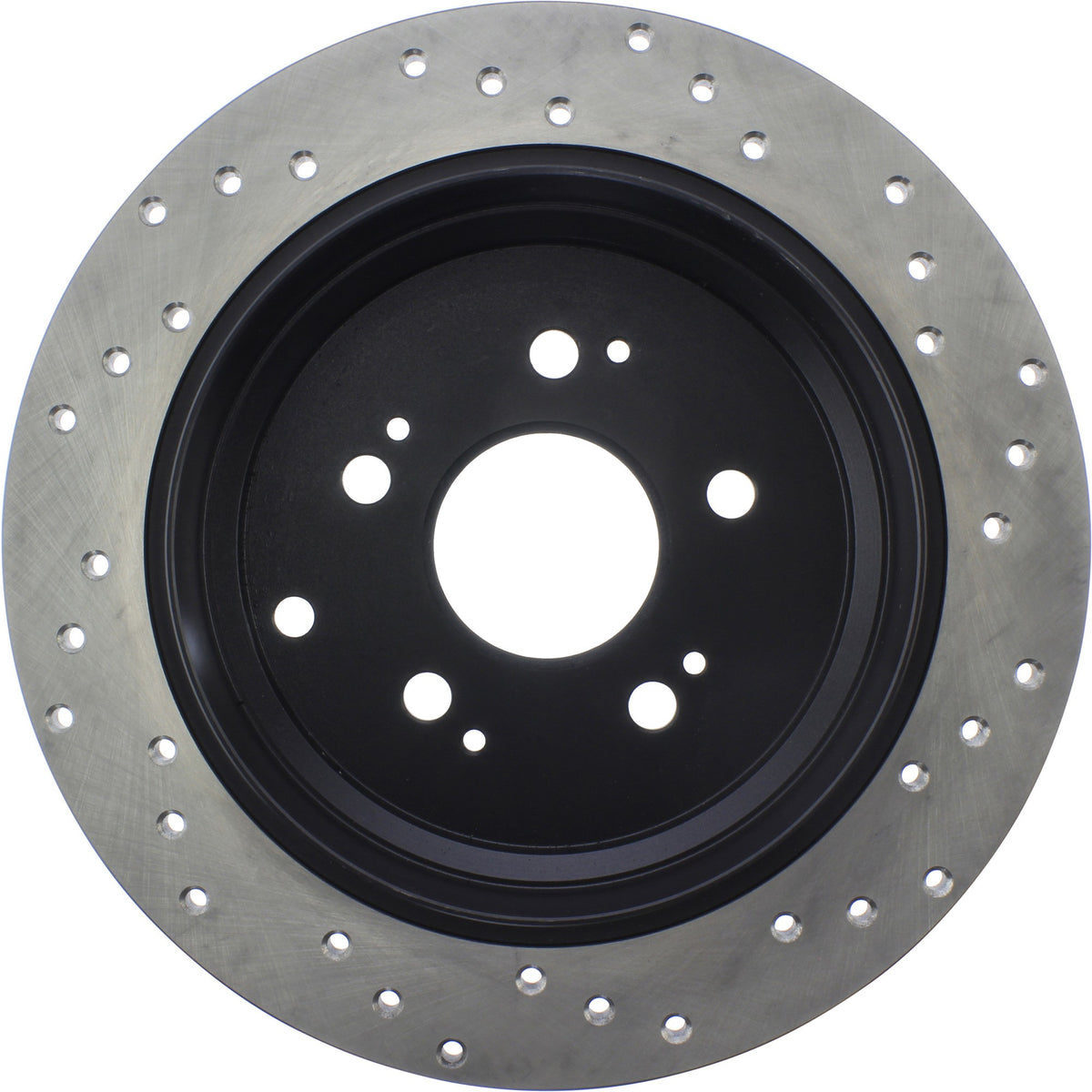 StopTech Sport Cryo Cross Drilled Brake Rotor; Front Left