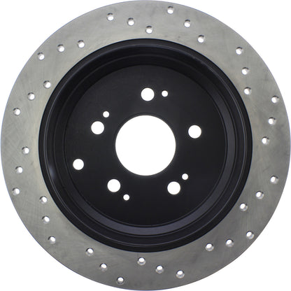 StopTech Sport Cryo Cross Drilled Brake Rotor; Front Left