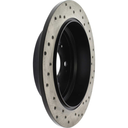 StopTech Sport Cryo Cross Drilled Brake Rotor; Front Left