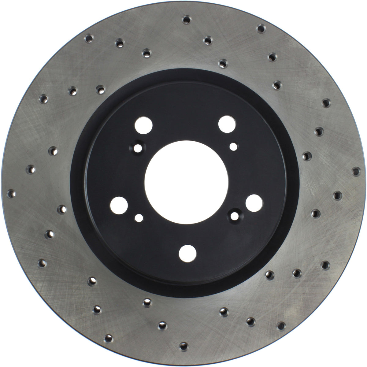 StopTech Sport Cryo Cross Drilled Brake Rotor; Front Right
