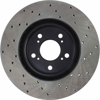 StopTech Sport Cryo Cross Drilled Brake Rotor; Front Left