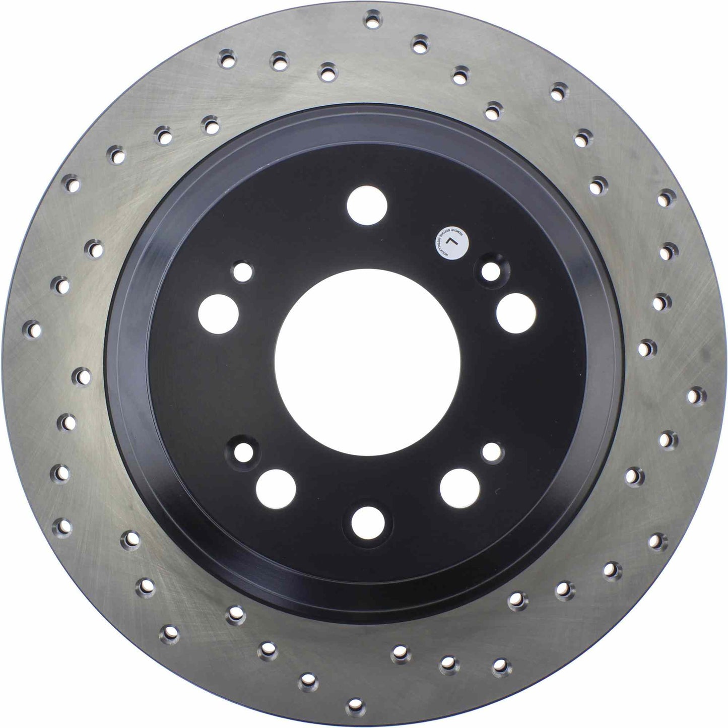StopTech Sport Cryo Cross Drilled Brake Rotor; Front Right