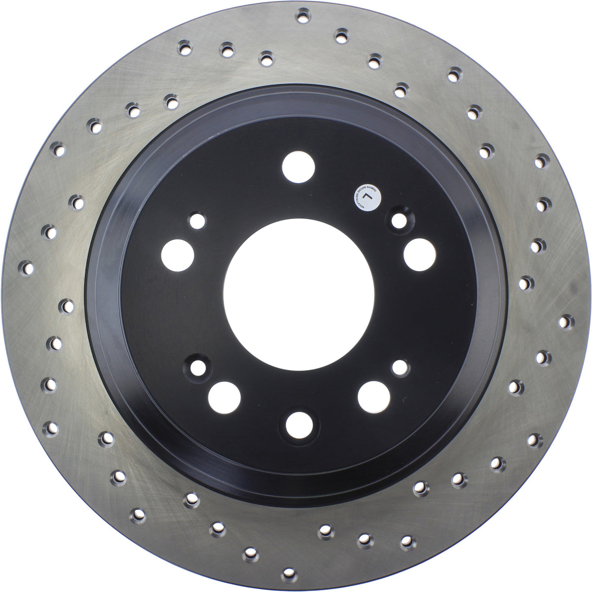 StopTech Sport Cryo Cross Drilled Brake Rotor; Front Right