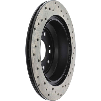 StopTech Sport Cryo Cross Drilled Brake Rotor; Front Left