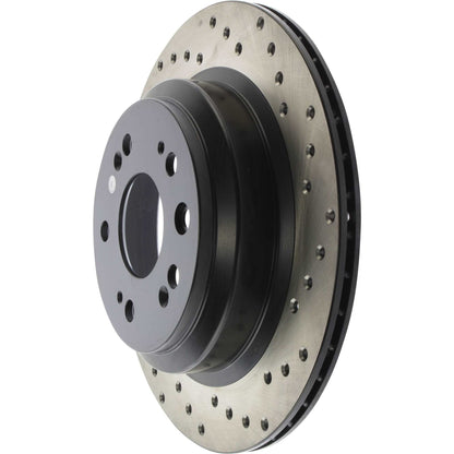 StopTech Sport Cryo Cross Drilled Brake Rotor; Front Right