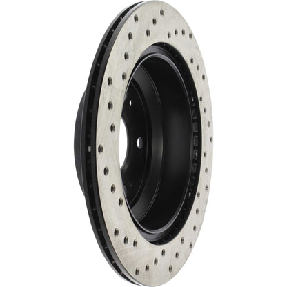StopTech Sport Cryo Cross Drilled Brake Rotor; Front Right
