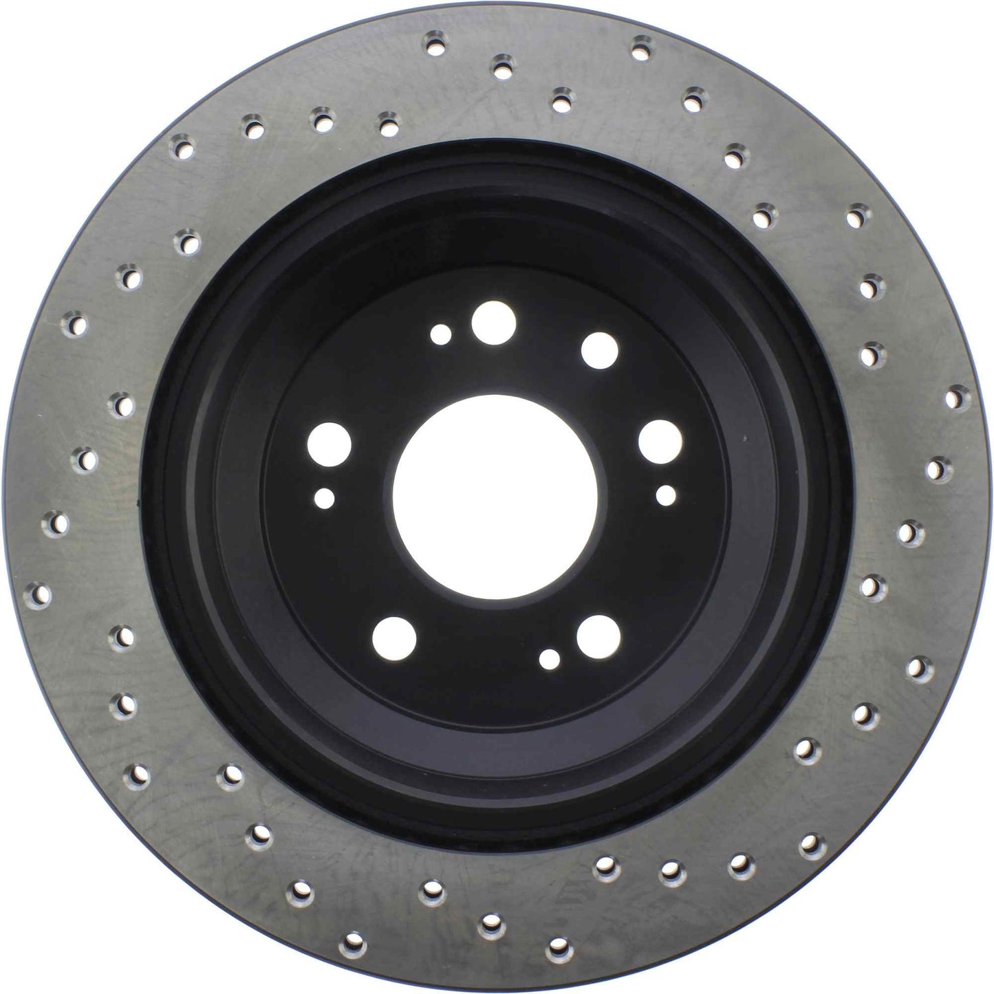 StopTech Sport Cryo Cross Drilled Brake Rotor; Rear Left