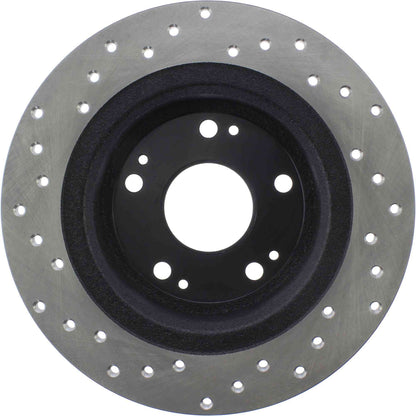 StopTech Sport Cryo Cross Drilled Brake Rotor; Rear Right