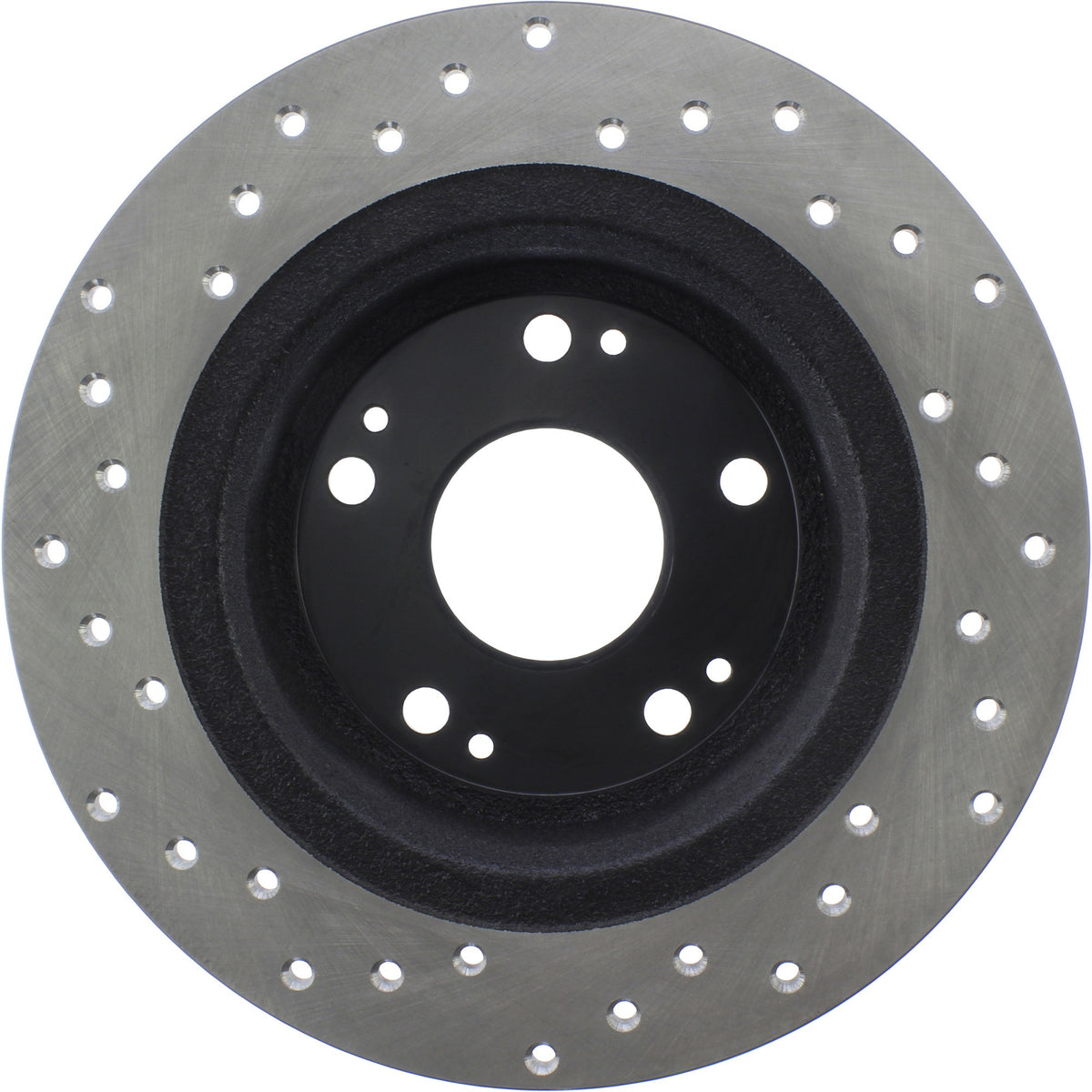 StopTech Sport Cryo Cross Drilled Brake Rotor; Rear Right