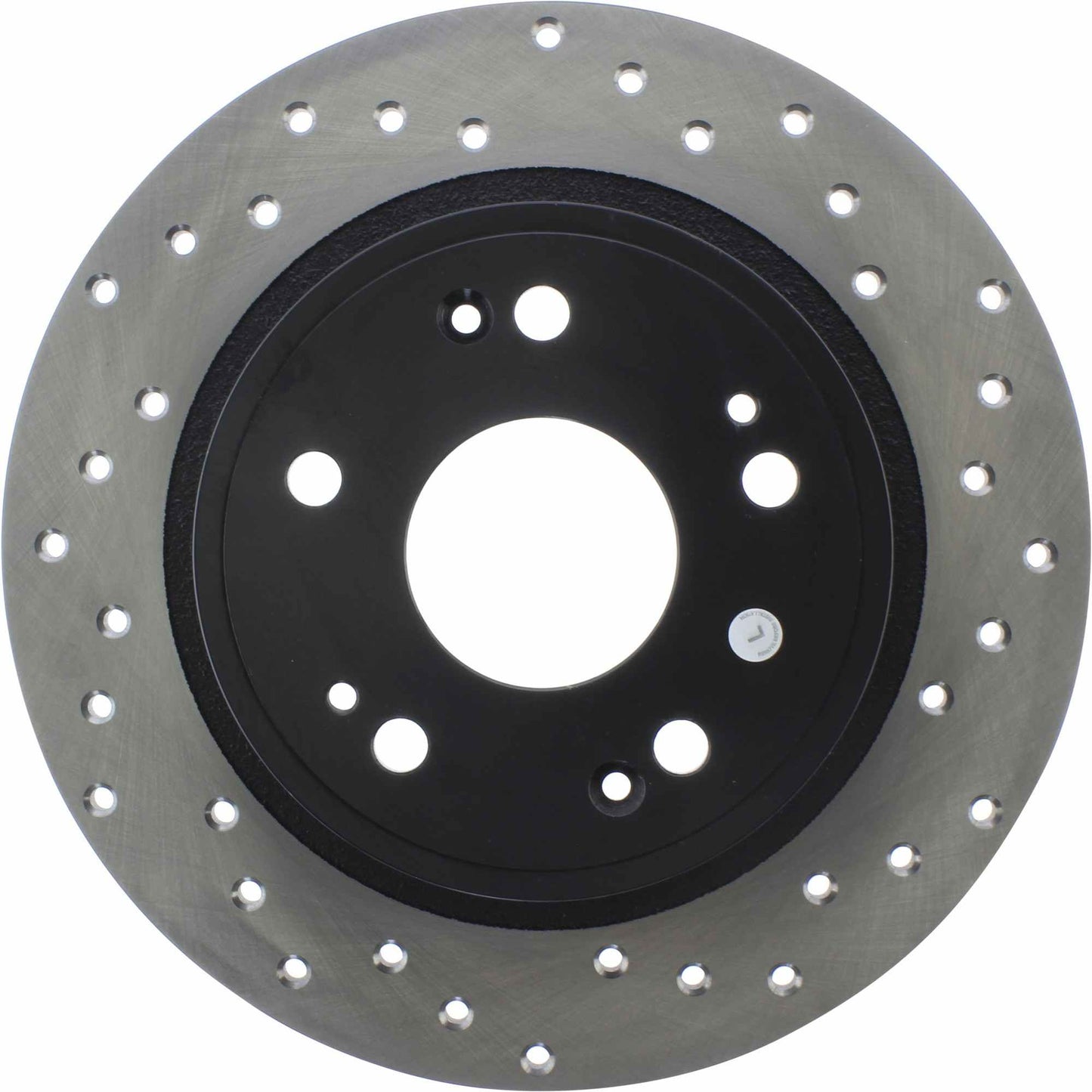 StopTech Sport Cryo Cross Drilled Brake Rotor; Rear Right