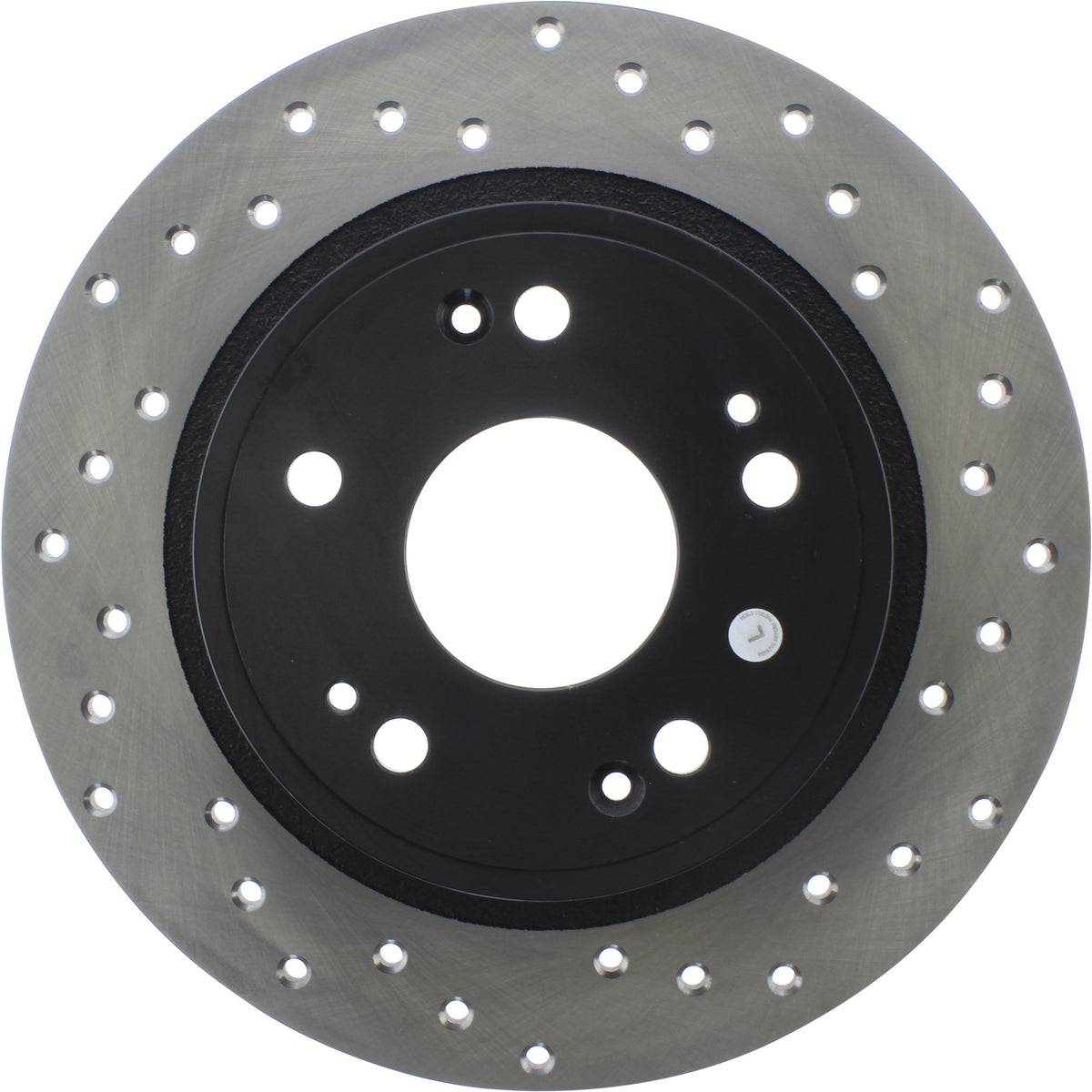StopTech Sport Cryo Cross Drilled Brake Rotor; Rear Right