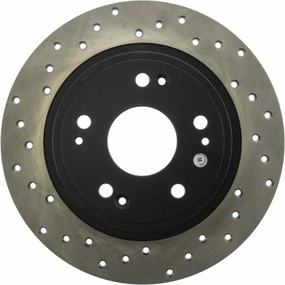 StopTech Sport Cryo Cross Drilled Brake Rotor; Front Left