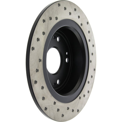 StopTech Sport Cryo Cross Drilled Brake Rotor; Front Left