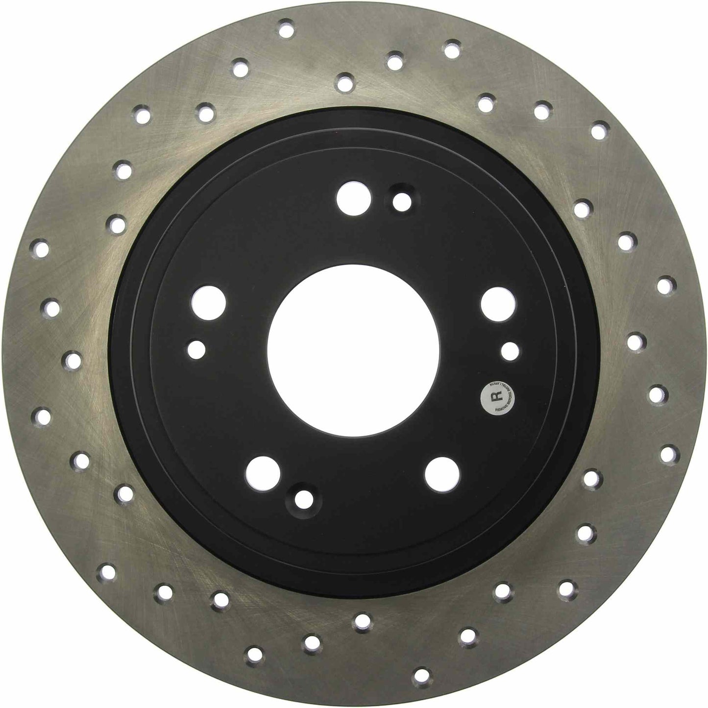 StopTech Sport Cryo Cross Drilled Brake Rotor; Front Left