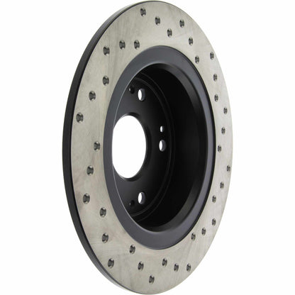 StopTech Sport Cryo Cross Drilled Brake Rotor; Front Left