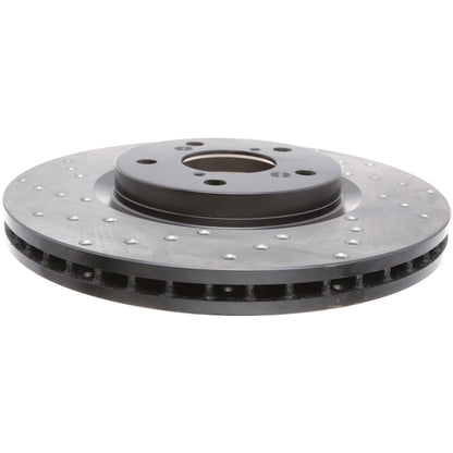 StopTech Sport Cryo Cross Drilled Brake Rotor;Front And Rear Left