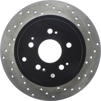 StopTech Sport Cryo Cross Drilled Brake Rotor;Front And Rear Right