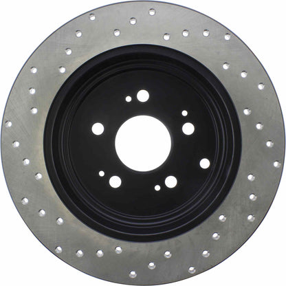 StopTech Sport Cryo Cross Drilled Brake Rotor; Front Right
