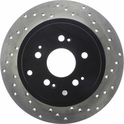 StopTech Sport Cryo Cross Drilled Brake Rotor; Front Right