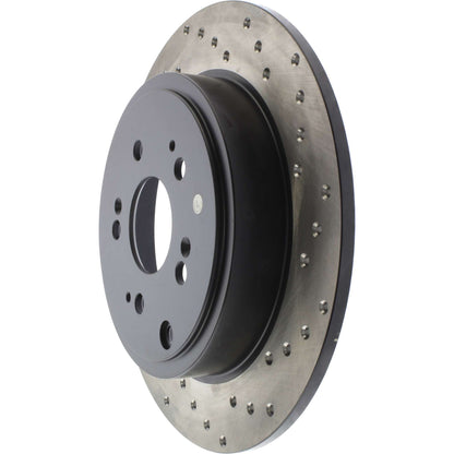 StopTech Sport Cryo Cross Drilled Brake Rotor; Front Right