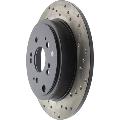 StopTech Sport Cryo Cross Drilled Brake Rotor; Front Right