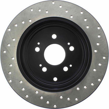 StopTech  Sport Cryo Cross Drilled Brake Rotor; Front Left