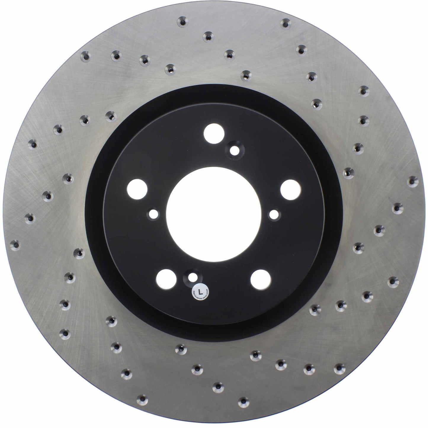 StopTech Sport Cryo Cross Drilled Brake Rotor; Front Right
