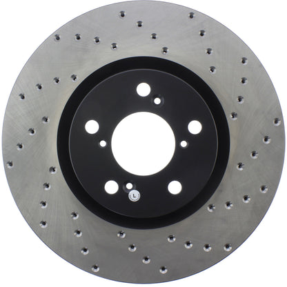 StopTech Sport Cryo Cross Drilled Brake Rotor; Front Right