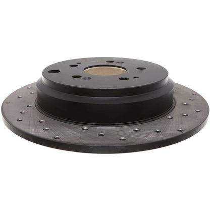 StopTech Sport Cryo Cross Drilled Brake Rotor; Front Right