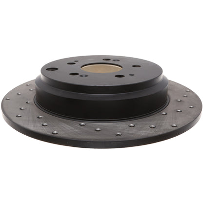 StopTech Sport Cryo Cross Drilled Brake Rotor; Front Right