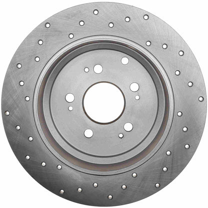 StopTech Sport Cryo Cross Drilled Brake Rotor; Front Right