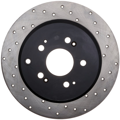 StopTech Sport Cryo Cross Drilled Brake Rotor; Front Right