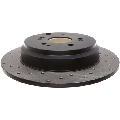 StopTech Sport Cryo Cross Drilled Brake Rotor; Front Left