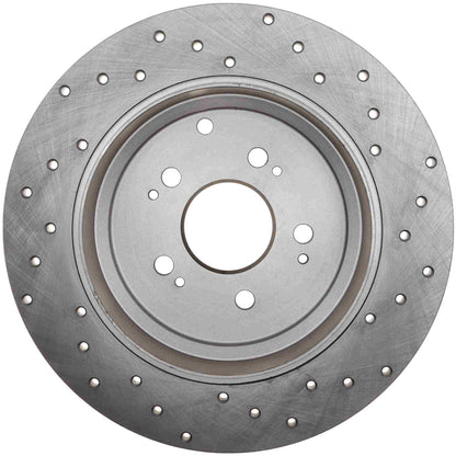 StopTech Sport Cryo Cross Drilled Brake Rotor; Front Left