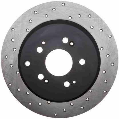 StopTech Sport Cryo Cross Drilled Brake Rotor; Front Left