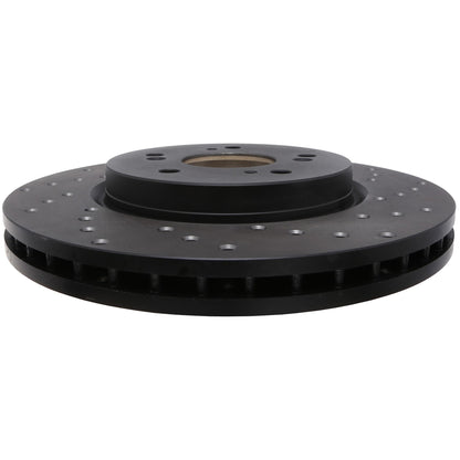 StopTech Sport Cryo Cross Drilled Brake Rotor; Front Right