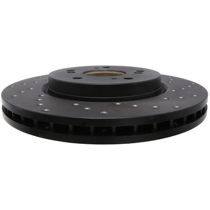 StopTech Sport Cryo Cross Drilled Brake Rotor; Front Right