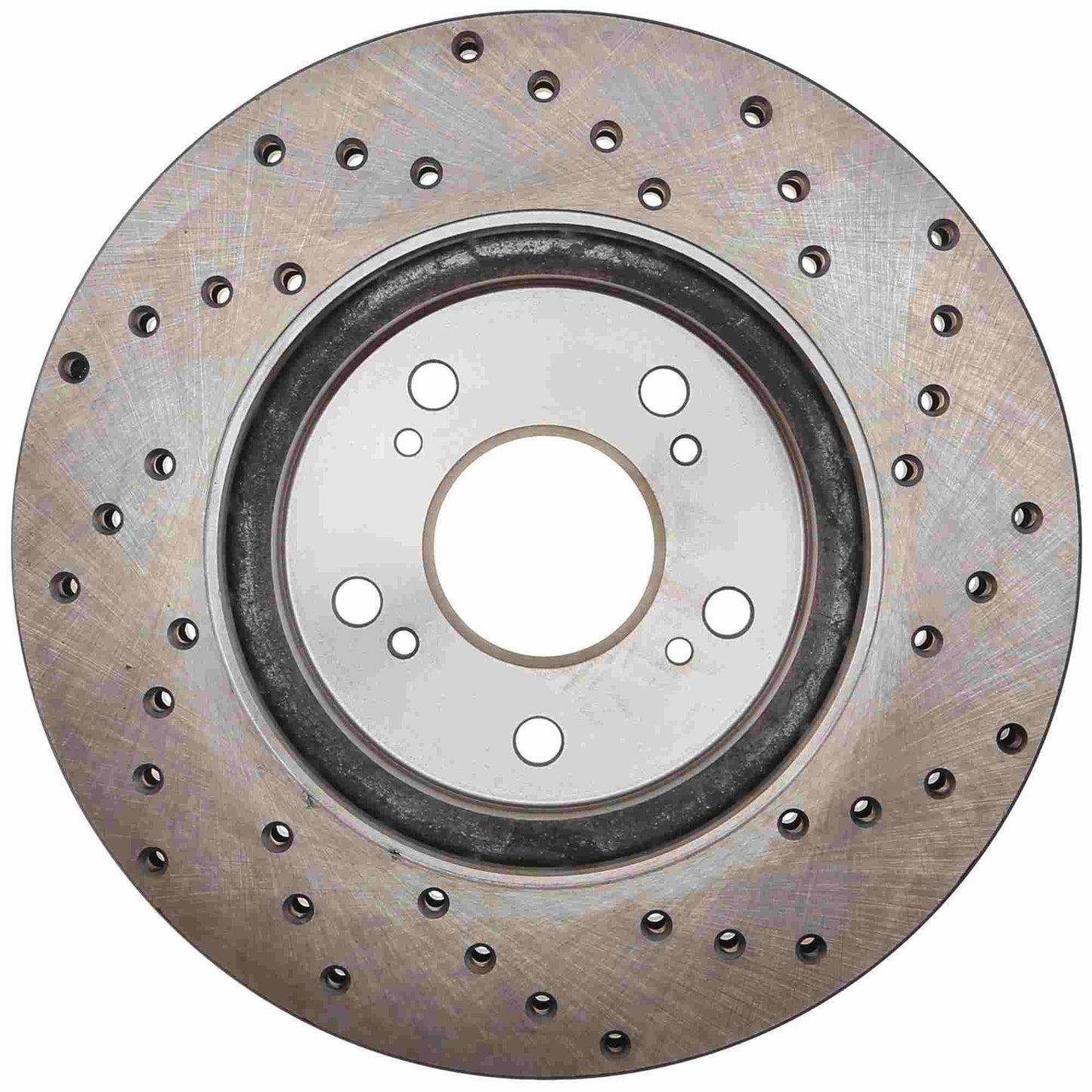 StopTech Sport Cryo Cross Drilled Brake Rotor; Front Left