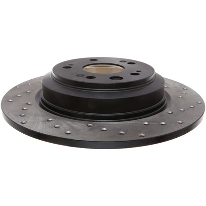 StopTech Sport Cryo Cross Drilled Brake Rotor; Front Right