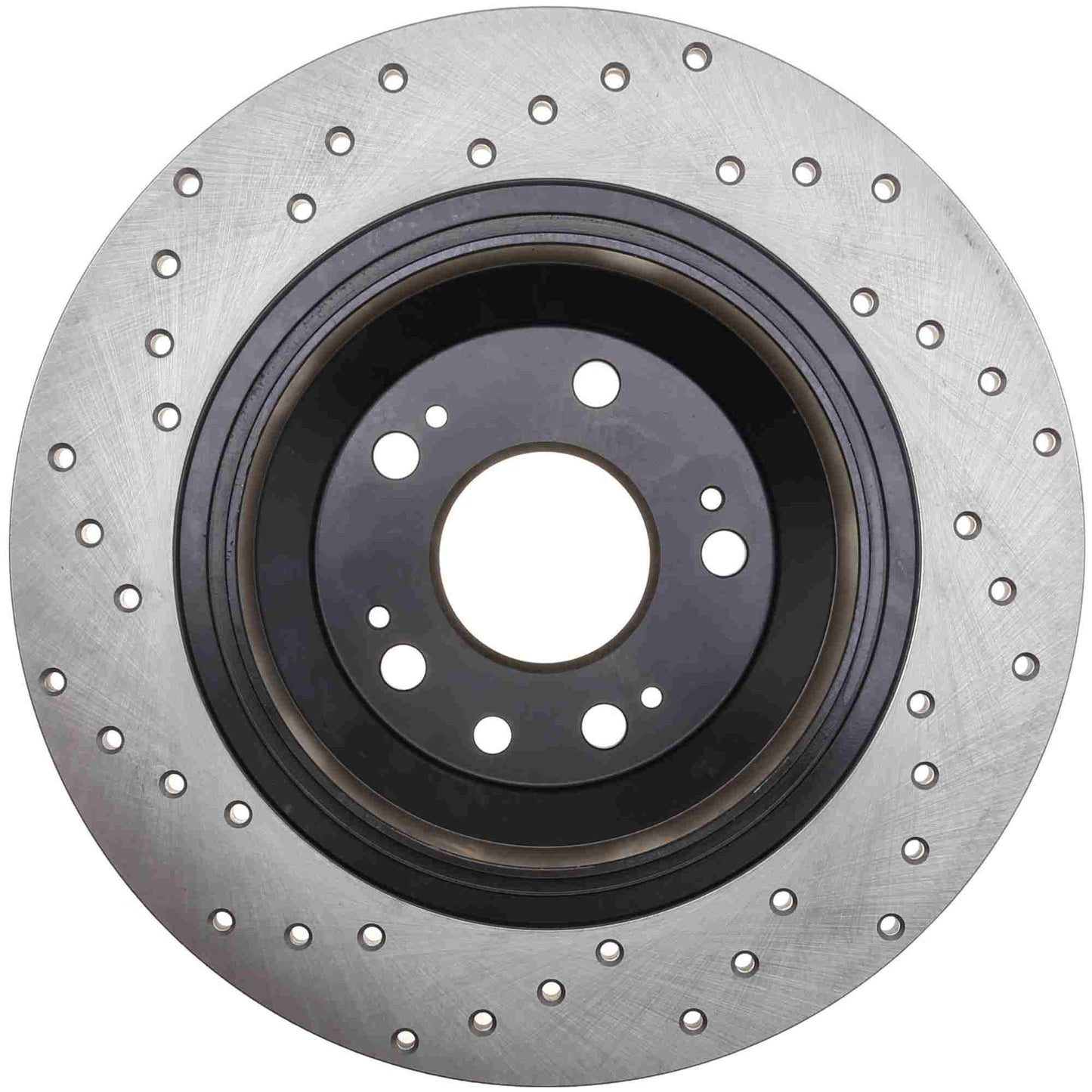 StopTech Sport Cryo Cross Drilled Brake Rotor; Front Right