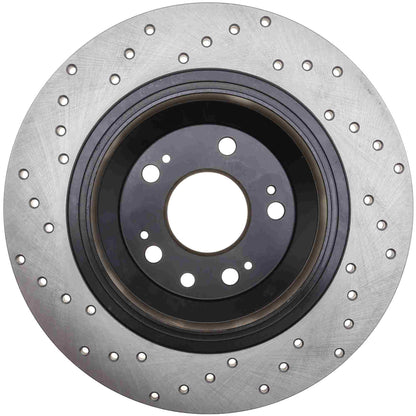 StopTech Sport Cryo Cross Drilled Brake Rotor; Front Right