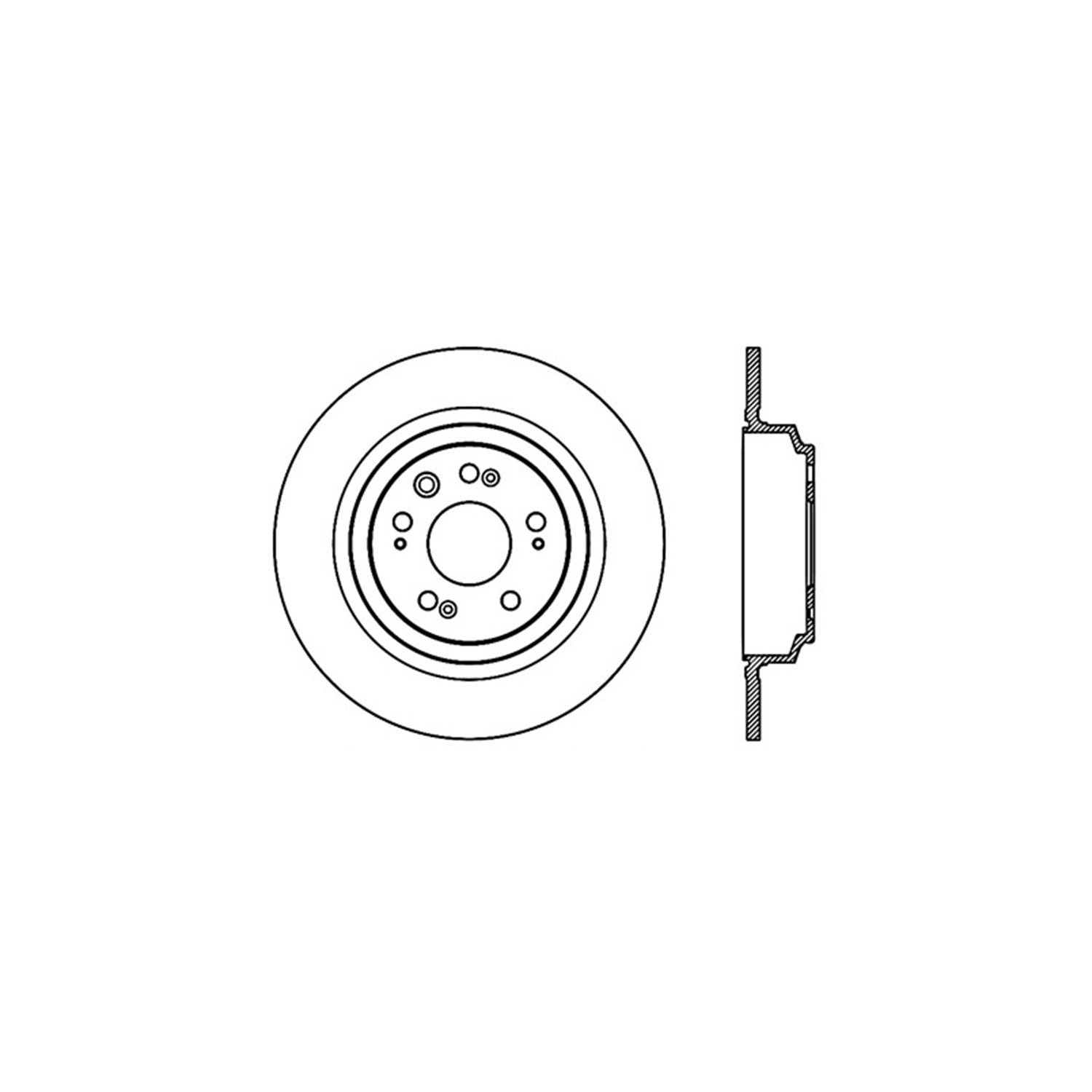 StopTech Sport Cryo Cross Drilled Brake Rotor; Front Right