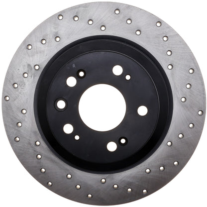 StopTech Sport Cryo Cross Drilled Brake Rotor; Front Right