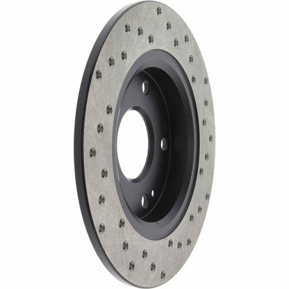 StopTech Sport Cryo Cross Drilled Brake Rotor; Rear Left