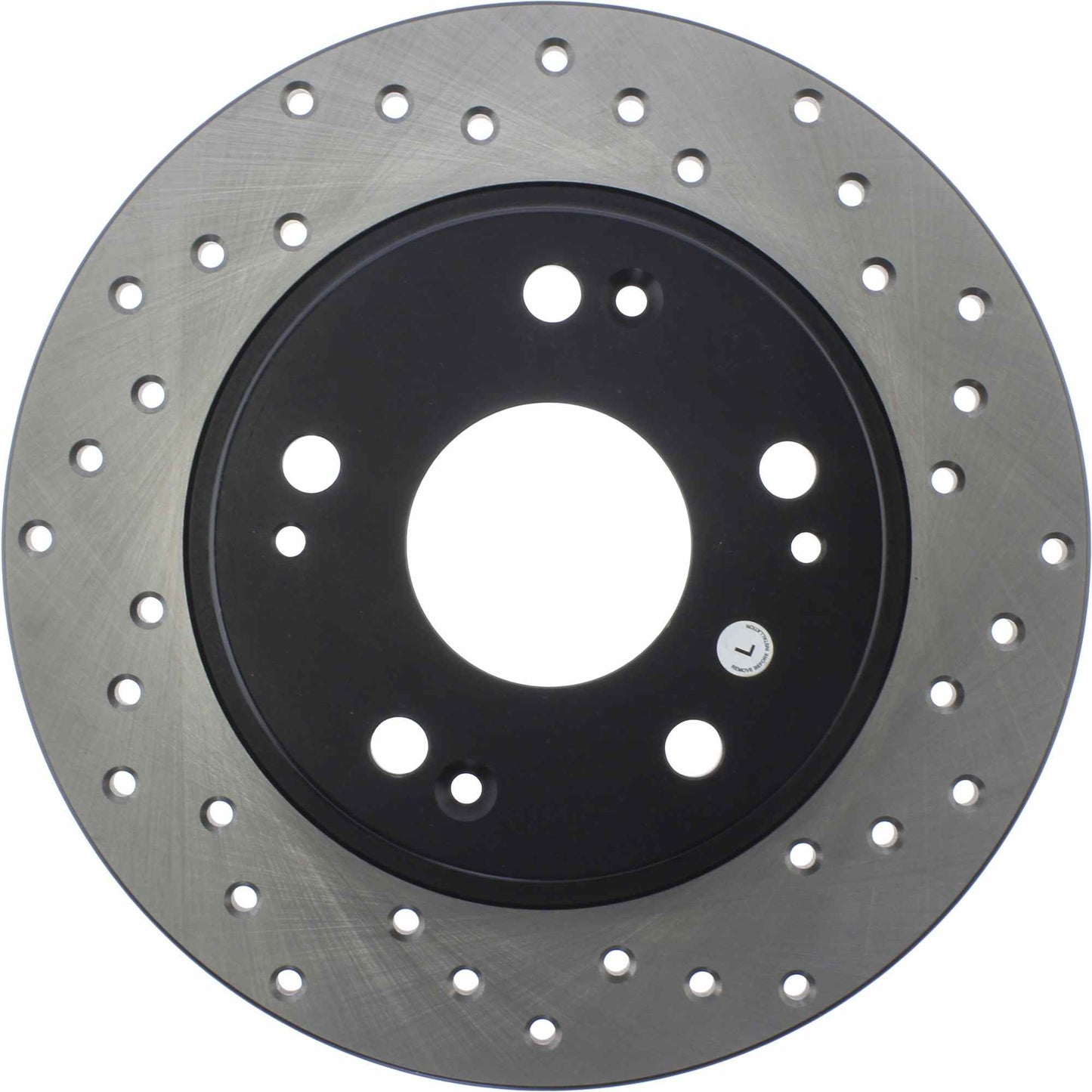 StopTech Sport Cryo Cross Drilled Brake Rotor; Rear Right