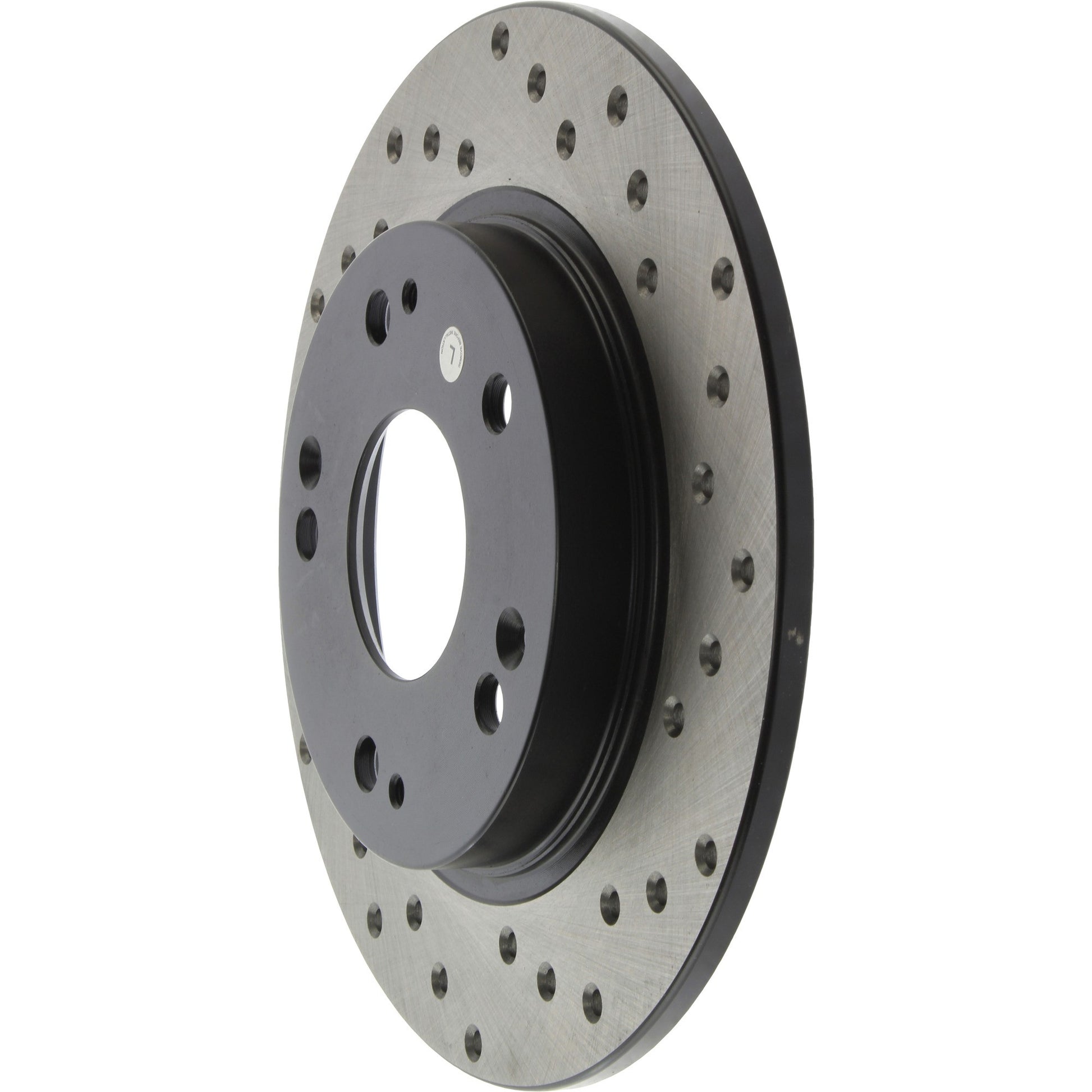 StopTech Sport Cryo Cross Drilled Brake Rotor; Rear Right