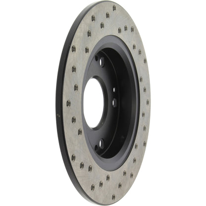 StopTech Sport Cryo Cross Drilled Brake Rotor; Rear Right