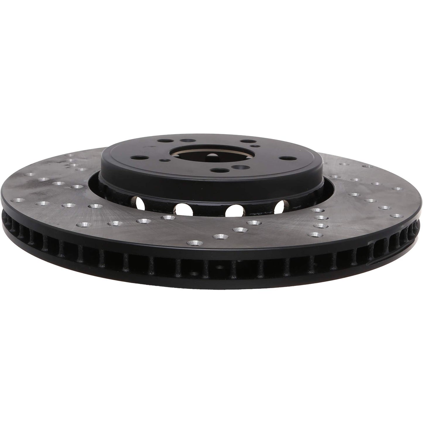 StopTech 2013+ Acura RDX Drilled Sport Right Front Rotor 128.40080R