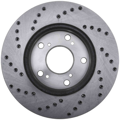 StopTech  Sport Cryo Cross Drilled Brake Rotor; Front Right