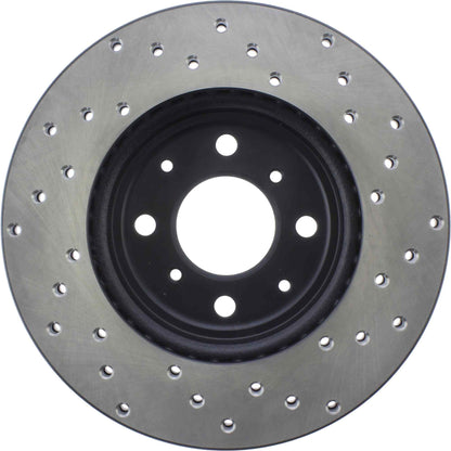 StopTech Sport Cross Drilled Brake Rotor - Rear Right 128.40085R